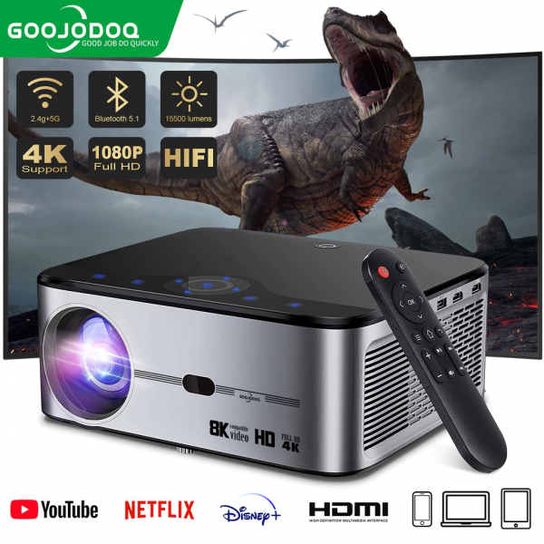 1080P 8K Mini Projector for phone Full HD Home Projector portable projector screen Mini WiFi Projector